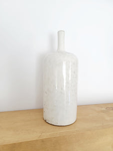 Large white glaze vase