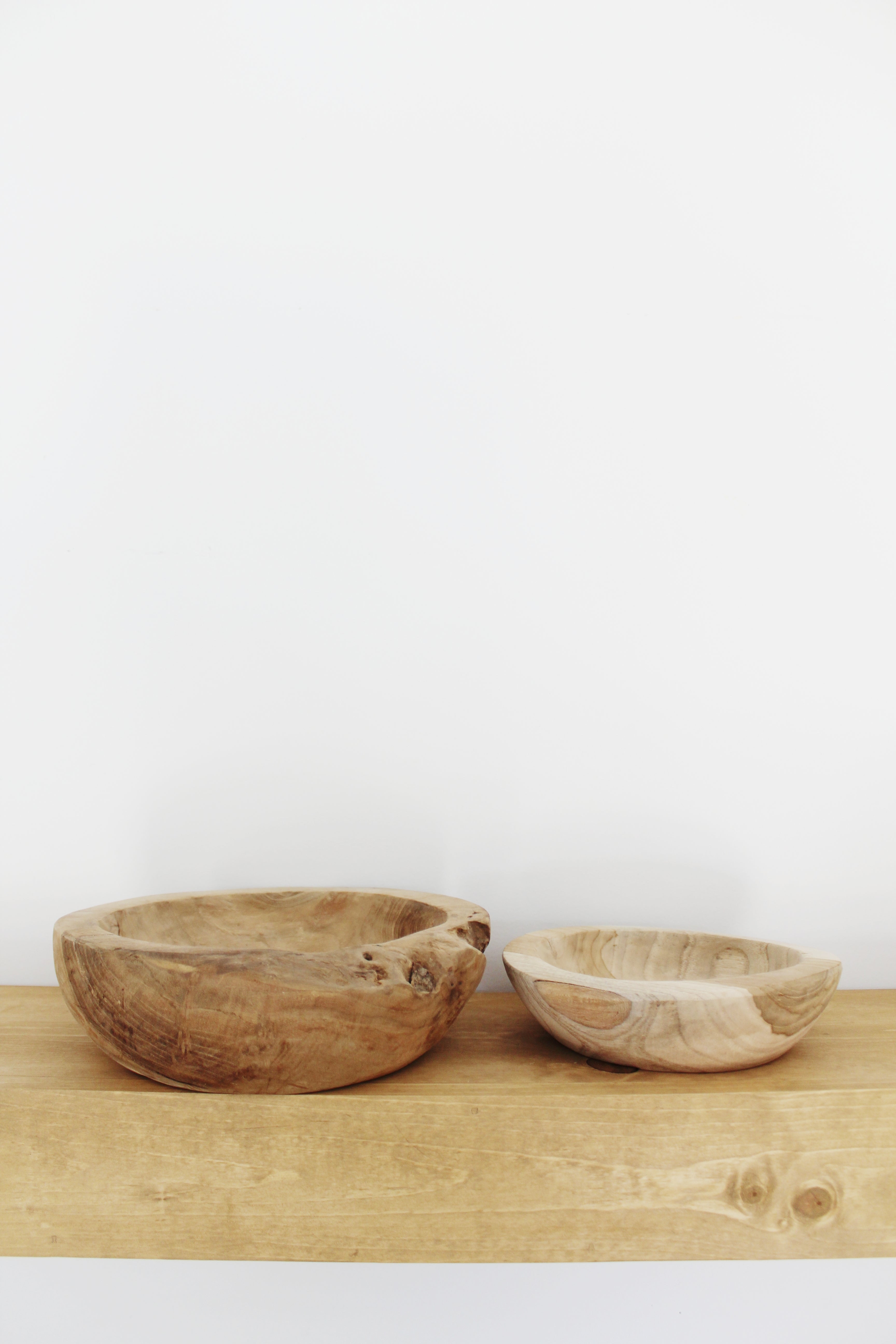 Teakwood bowls